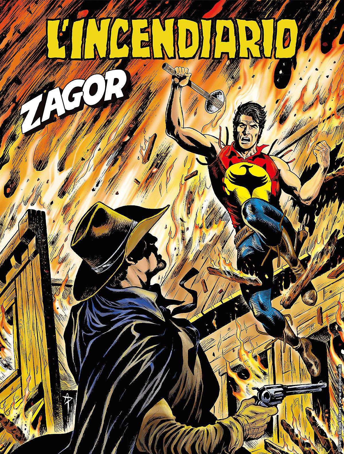 L'incendiario - Zagor 651 cover
