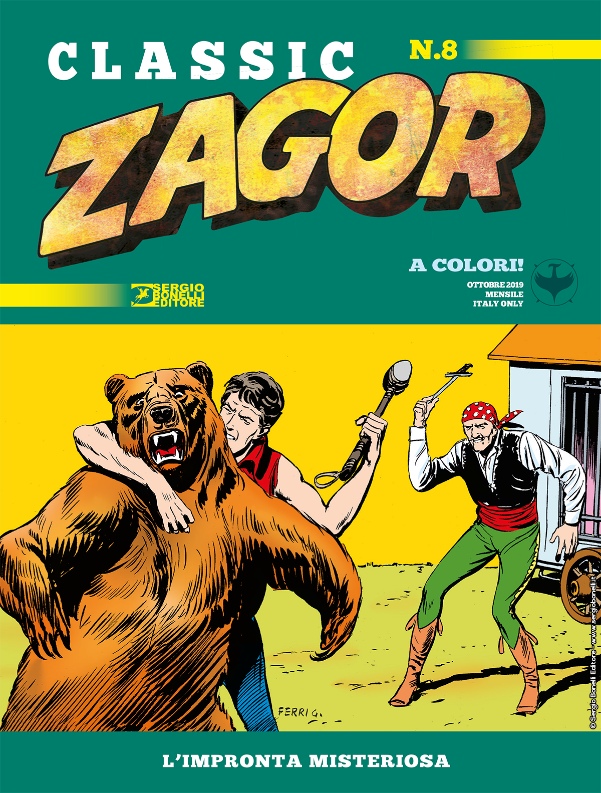 L'impronta misteriosa - Zagor Classic 08 cover
