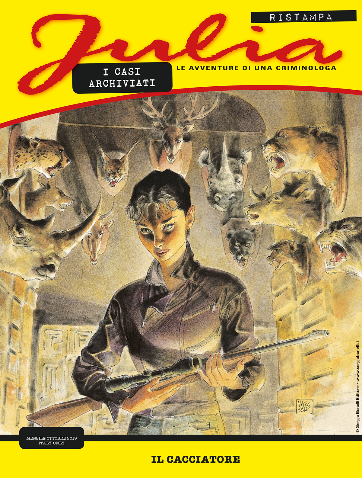 Il cacciatore - Julia ristampa 12 cover