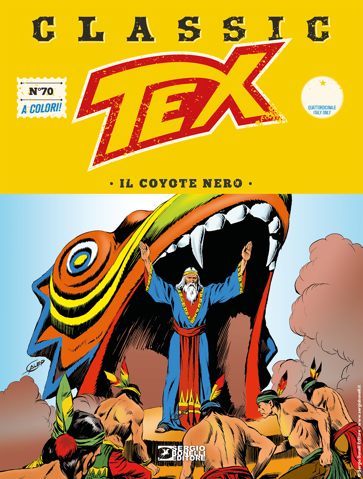 Il coyote nero - Tex Classic 70 cover
