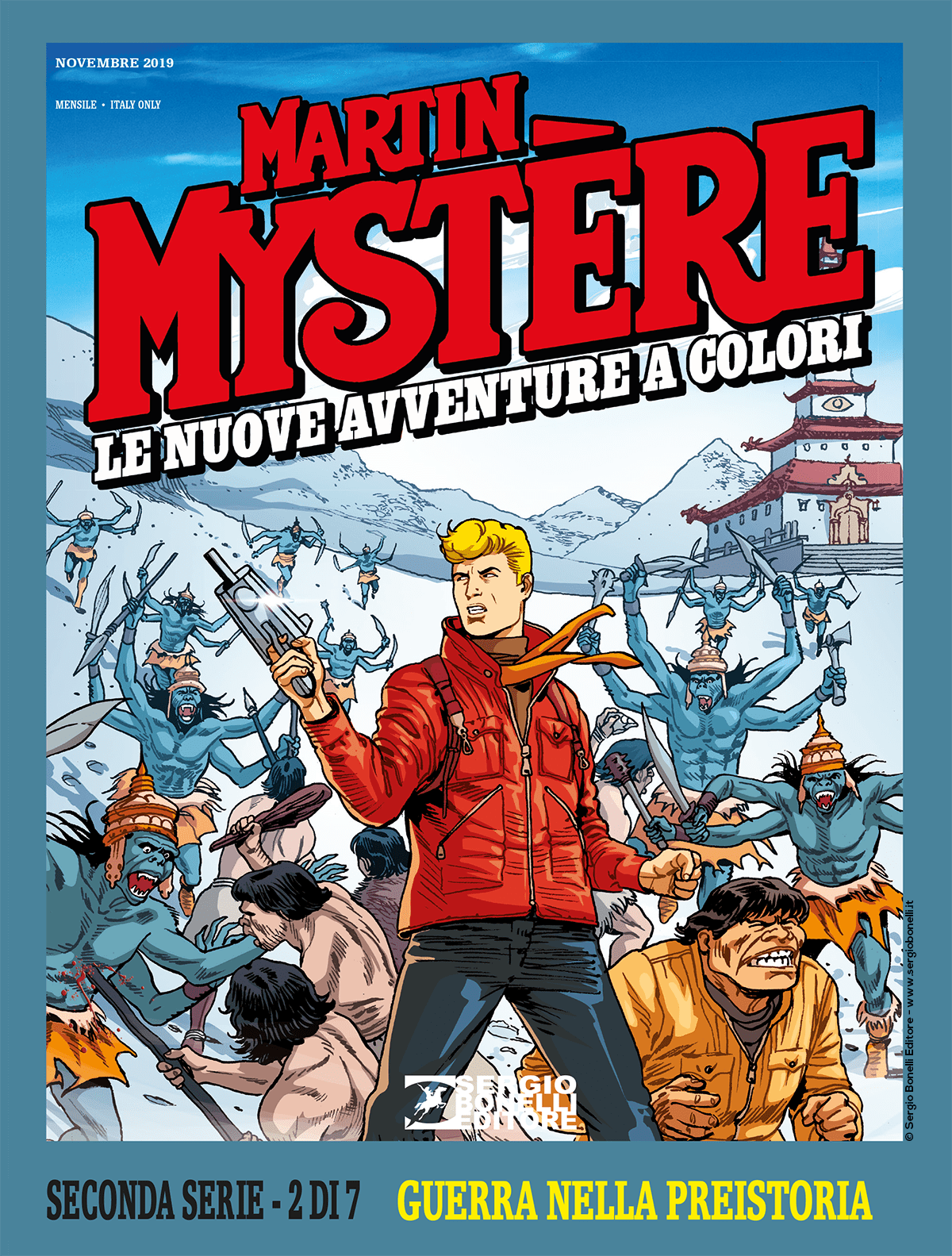 Guerra nella preistoria - Martin Mystère Le Nuove Avventure a Colori Seconda Serie 02 cover