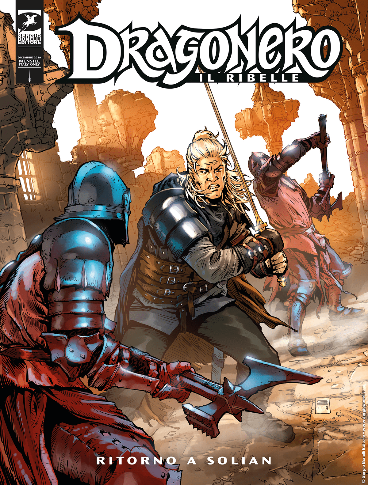 Ritorno a Solian - Dragonero Il Ribelle 02 cover