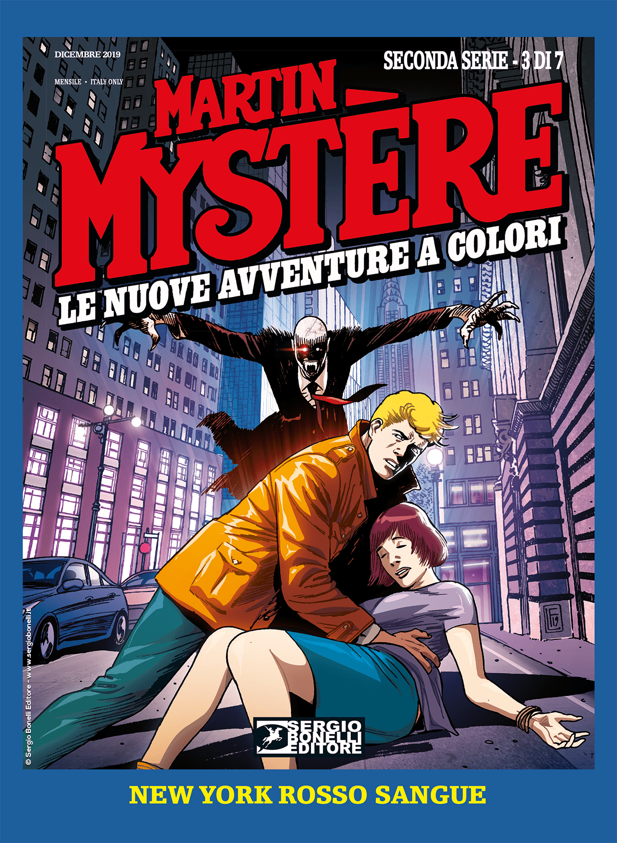New York rosso sangue - Martin Mystère Le Nuove Avventure a Colori Seconda Serie 03 cover