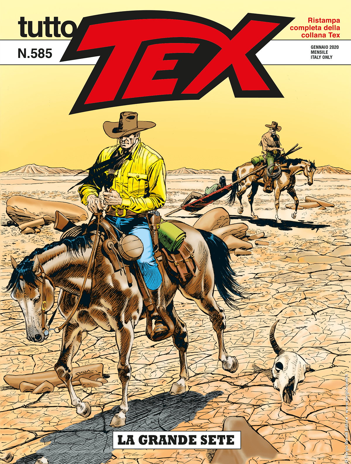 La grande sete - Tutto Tex 585 cover