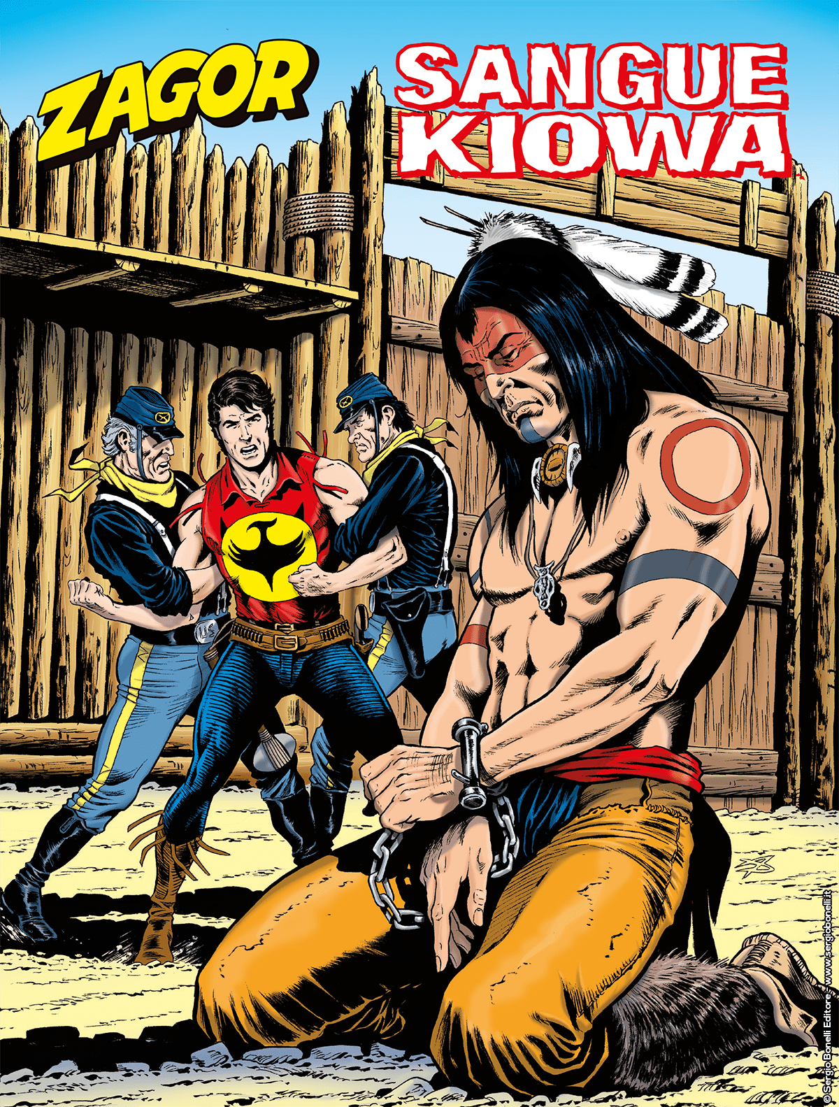 Sangue Kiowa - Zagor 654 cover