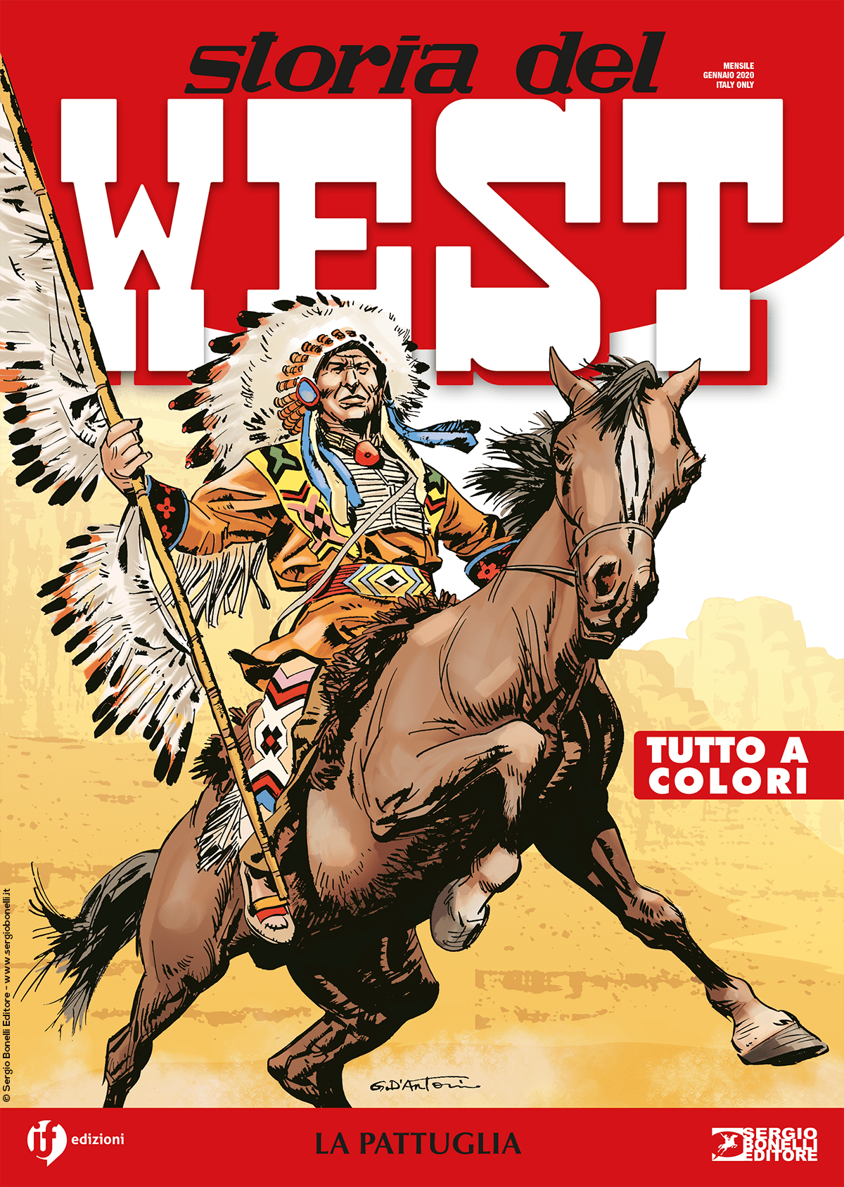 La pattuglia - Storia del West 10 cover