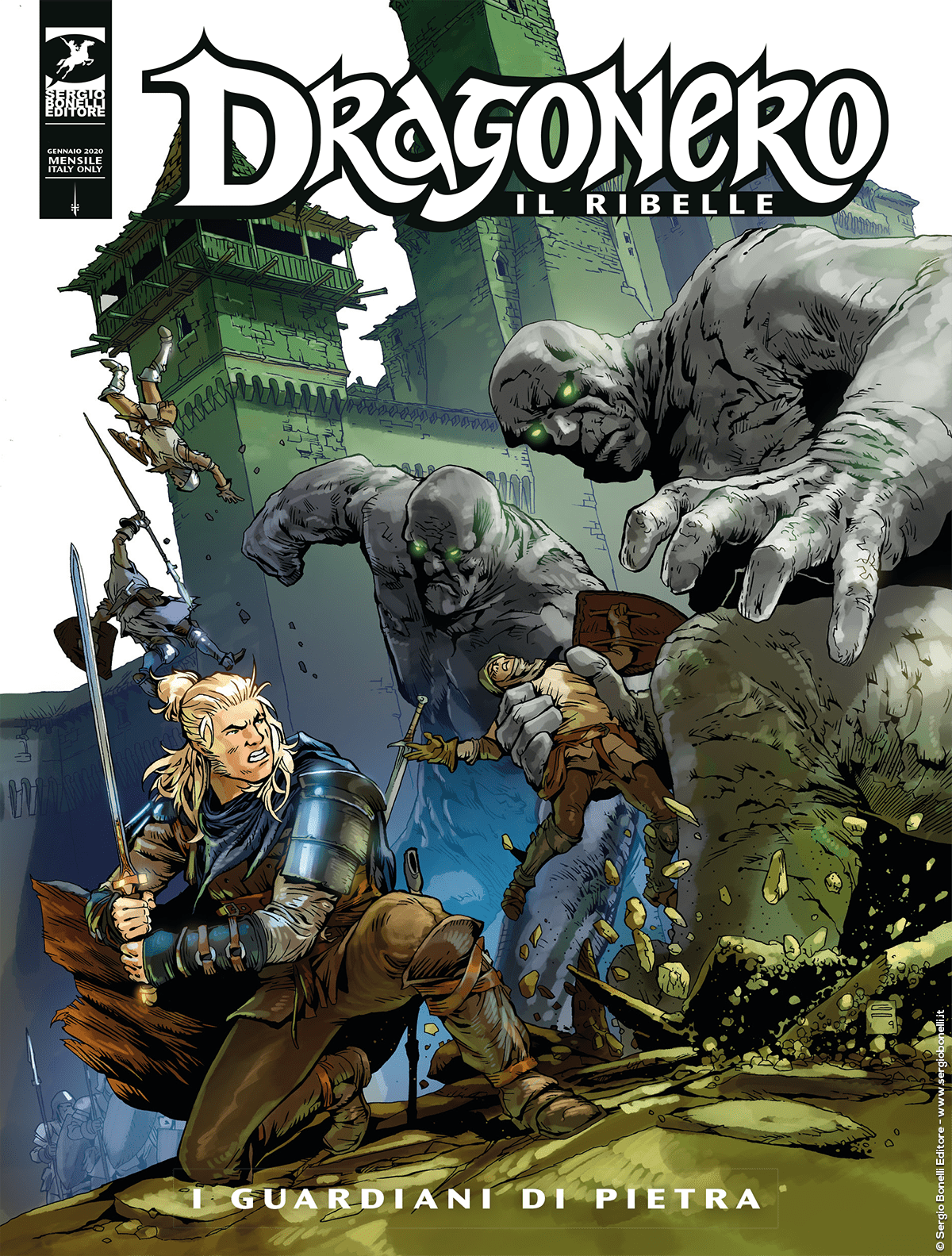 I guardiani di pietra - Dragonero Il Ribelle 03 cover