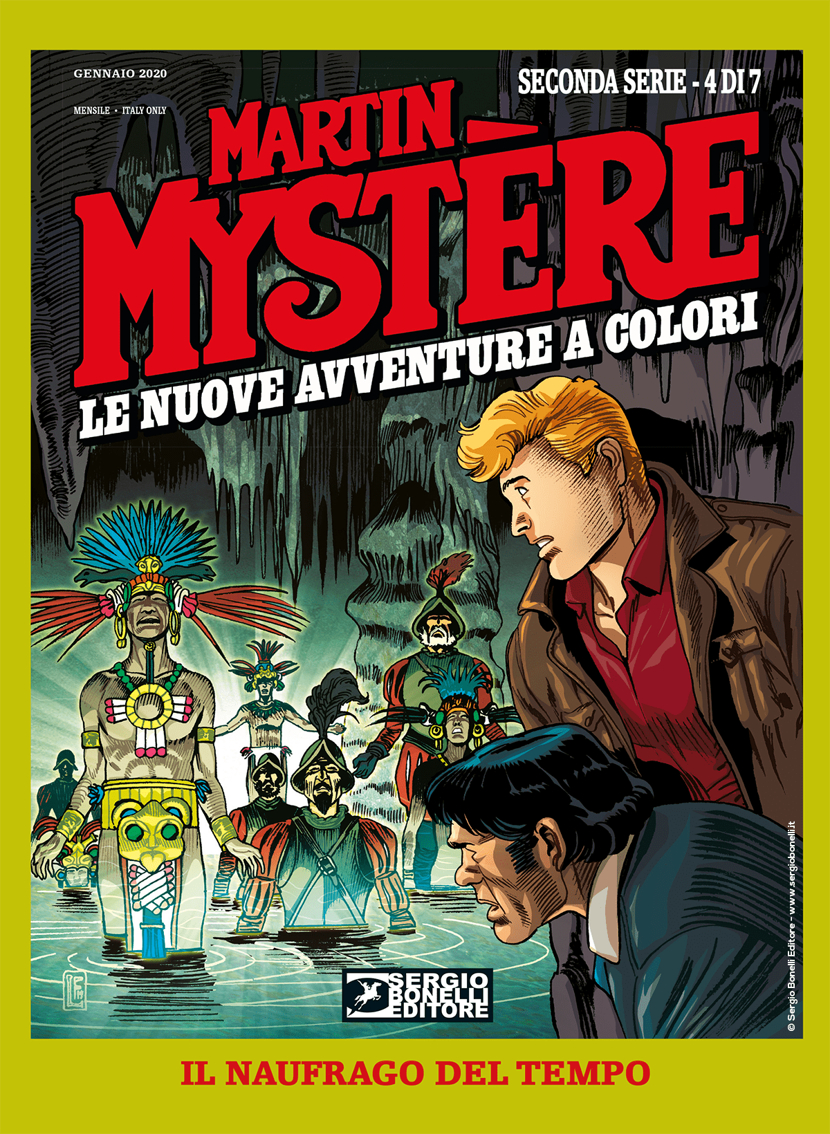 Il naufrago del tempo - Martin Mystère Le Nuove Avventure a Colori Seconda Serie 04 cover