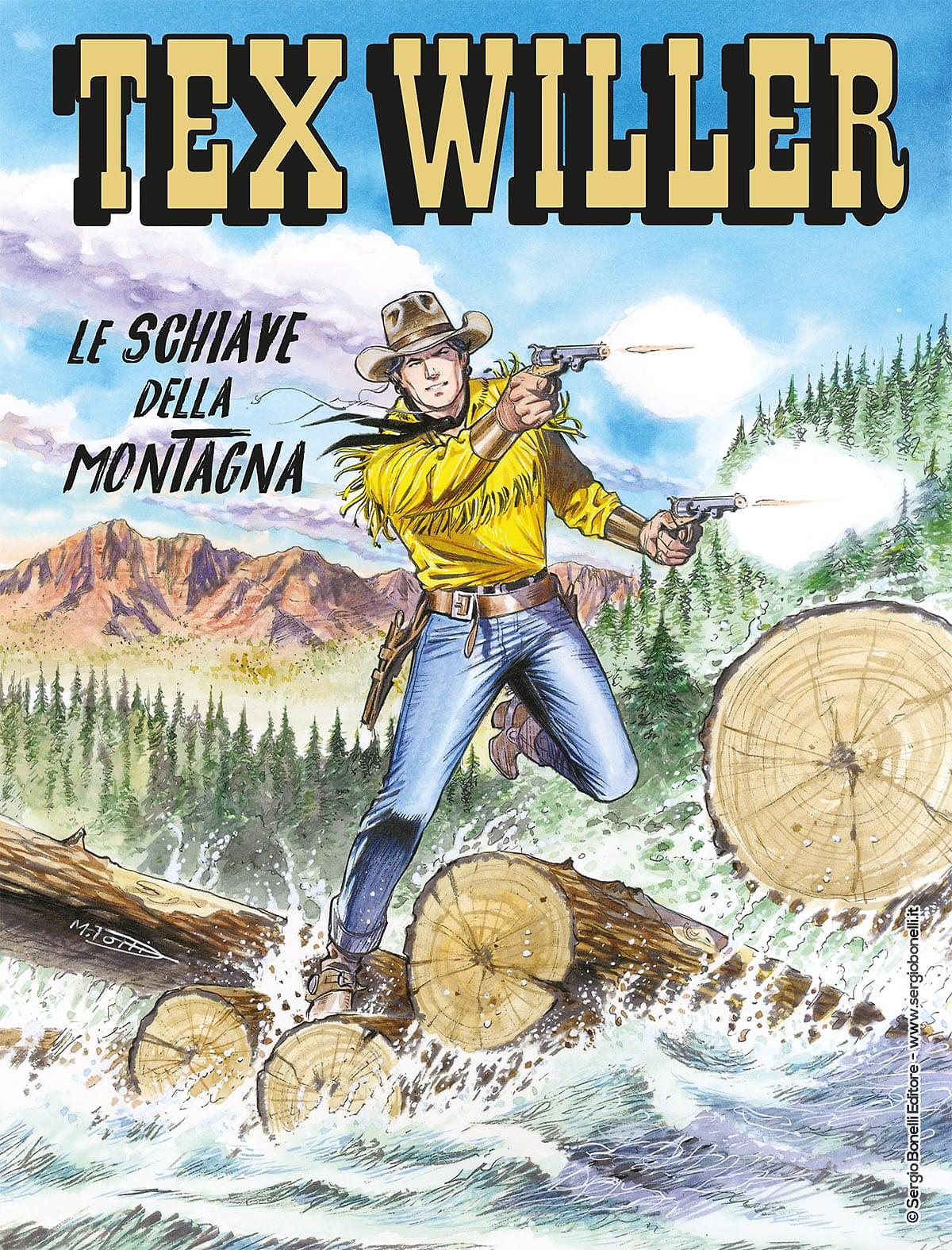 Le schiave della montagna - Tex Willer 15 cover