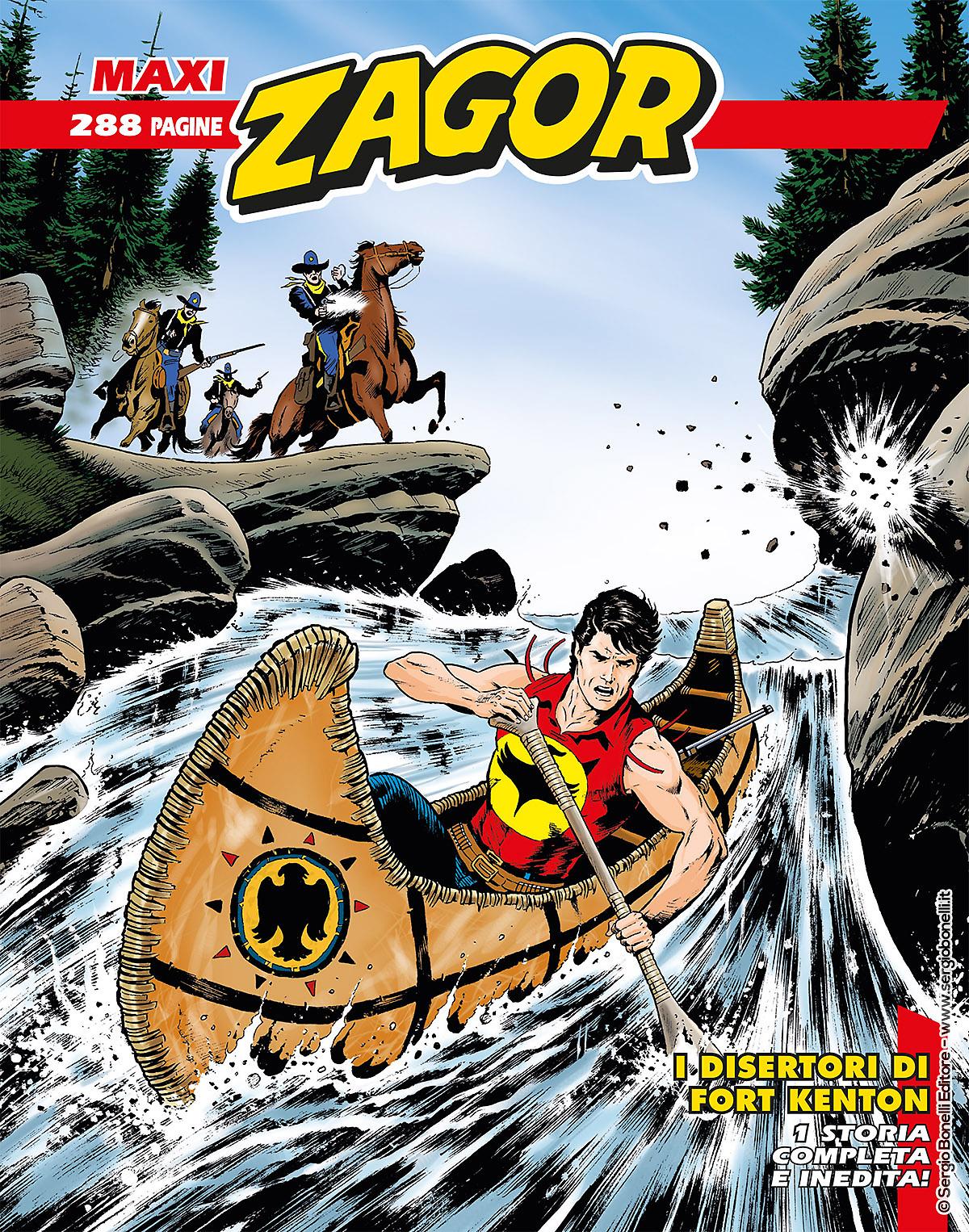I disertori di Fort Kenton - Maxi Zagor 38 cover