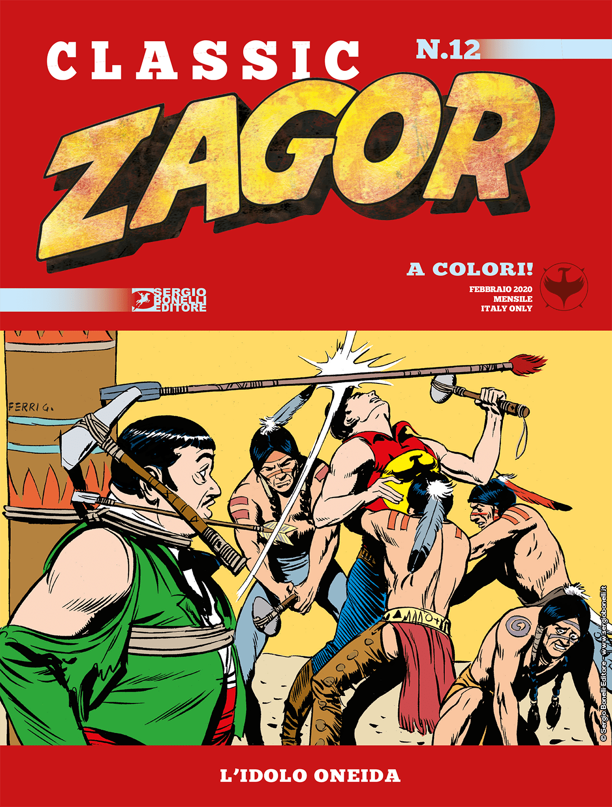 L'idolo oneida - Zagor Classic 12 cover