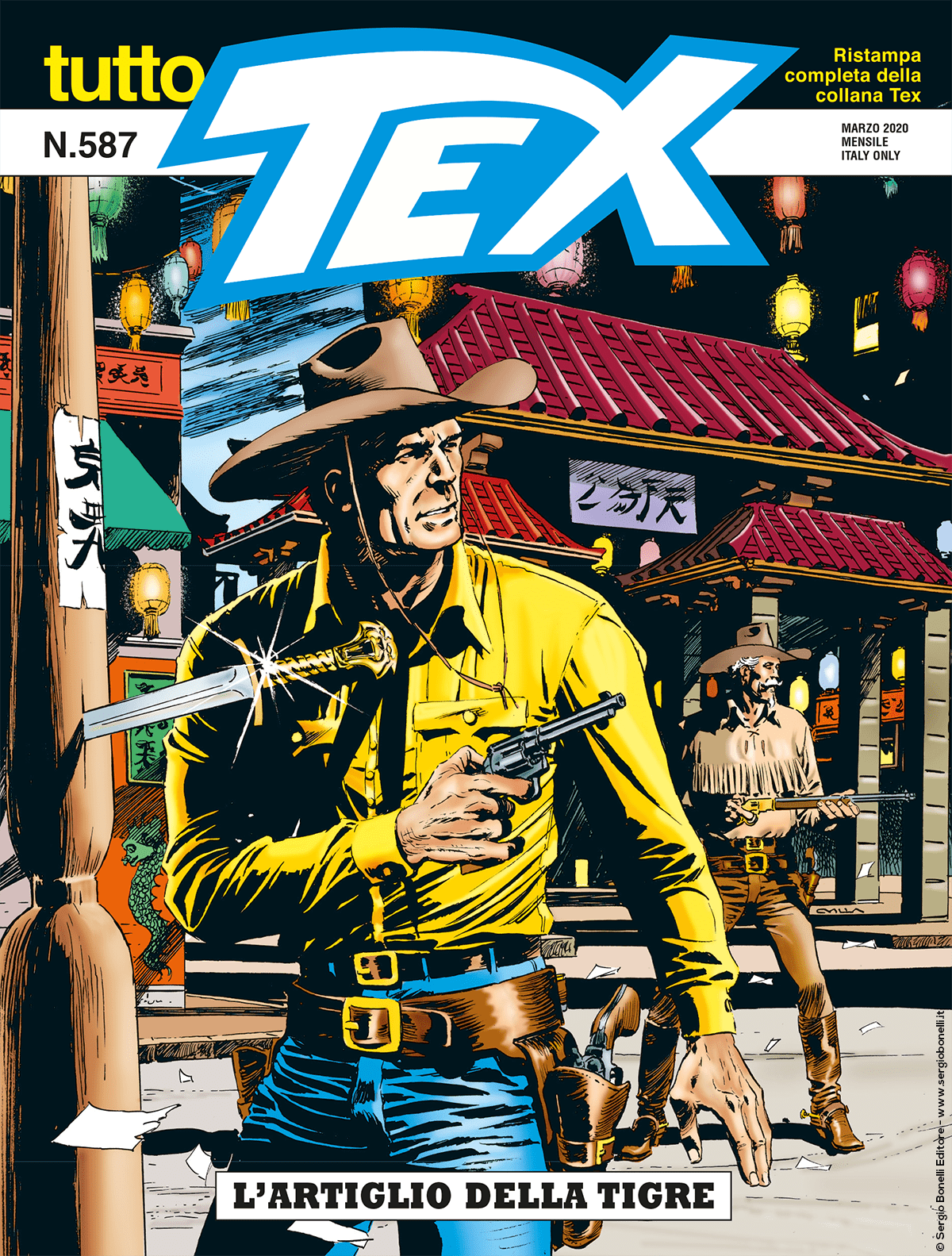 L'artiglio della tigre - Tutto Tex 587 cover
