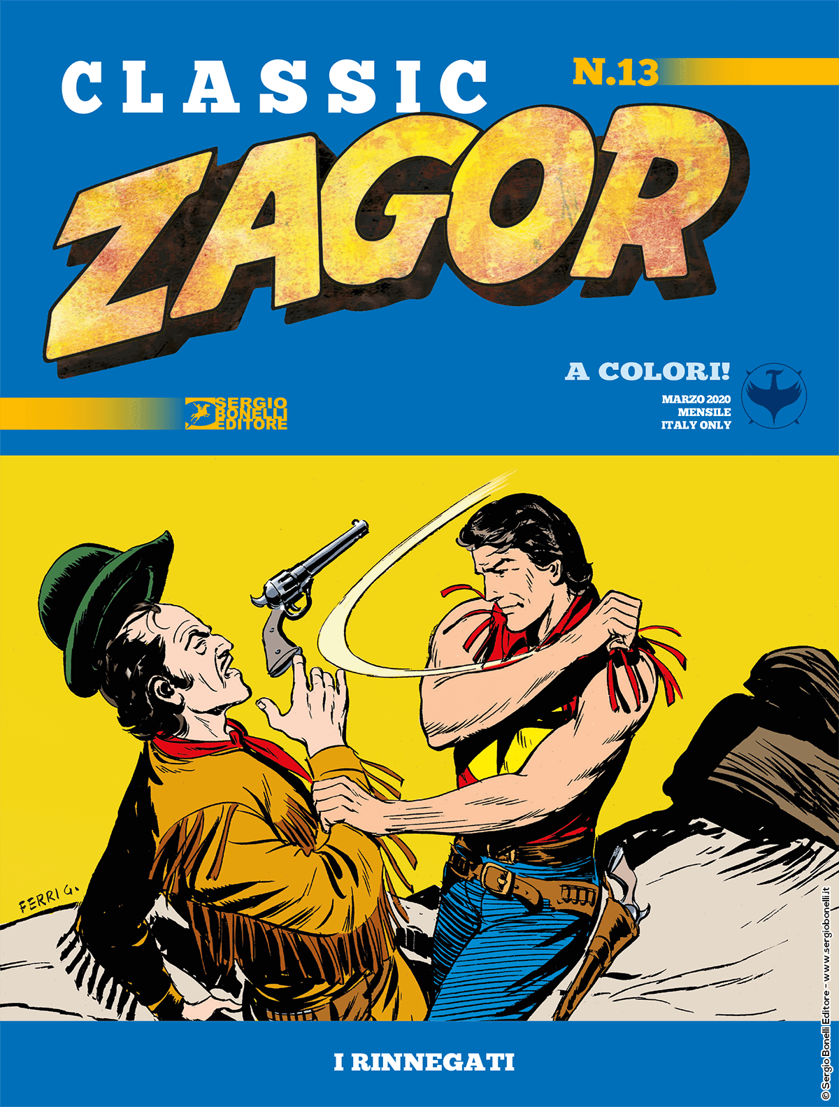 I rinnegati - Zagor Classic 13 cover