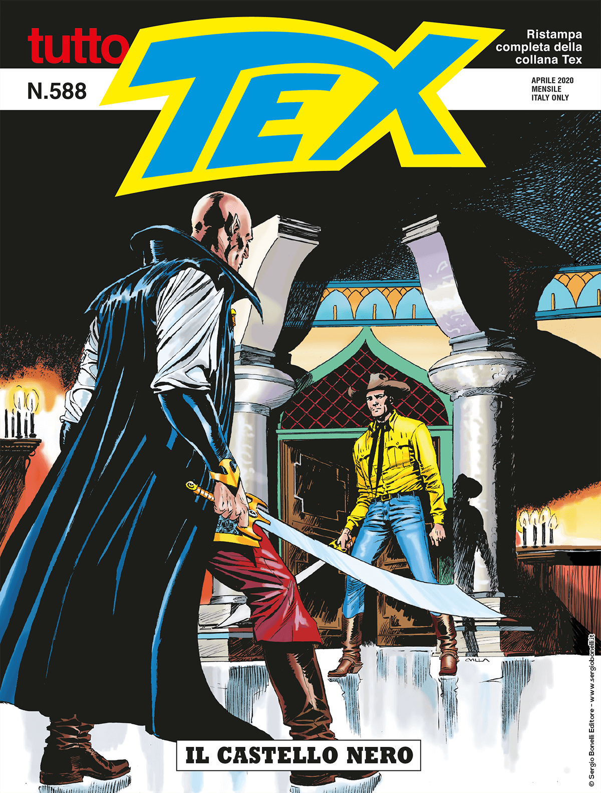 Il castello nero - Tutto Tex 588 cover