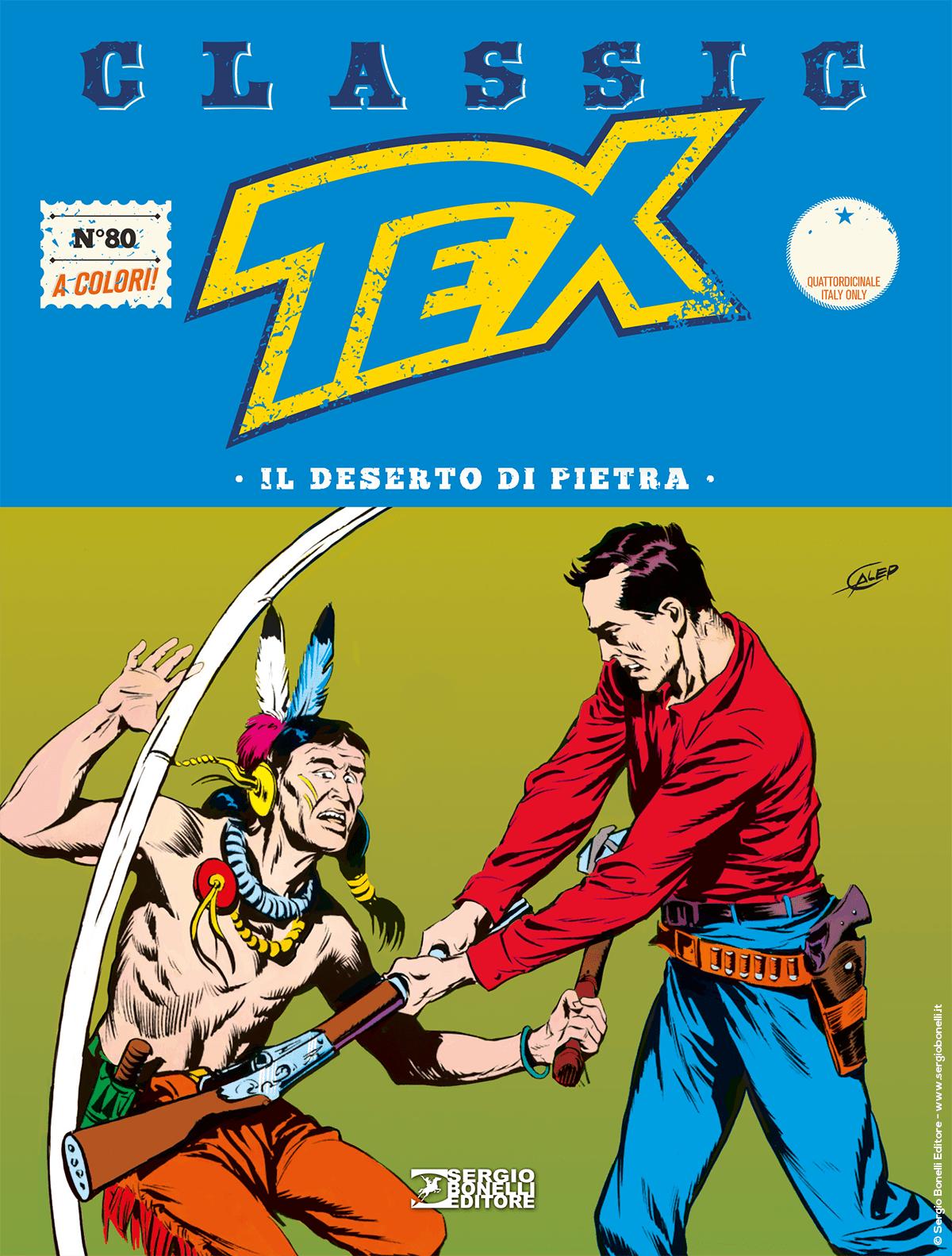 Il deserto di pietra - Tex Classic 80 cover