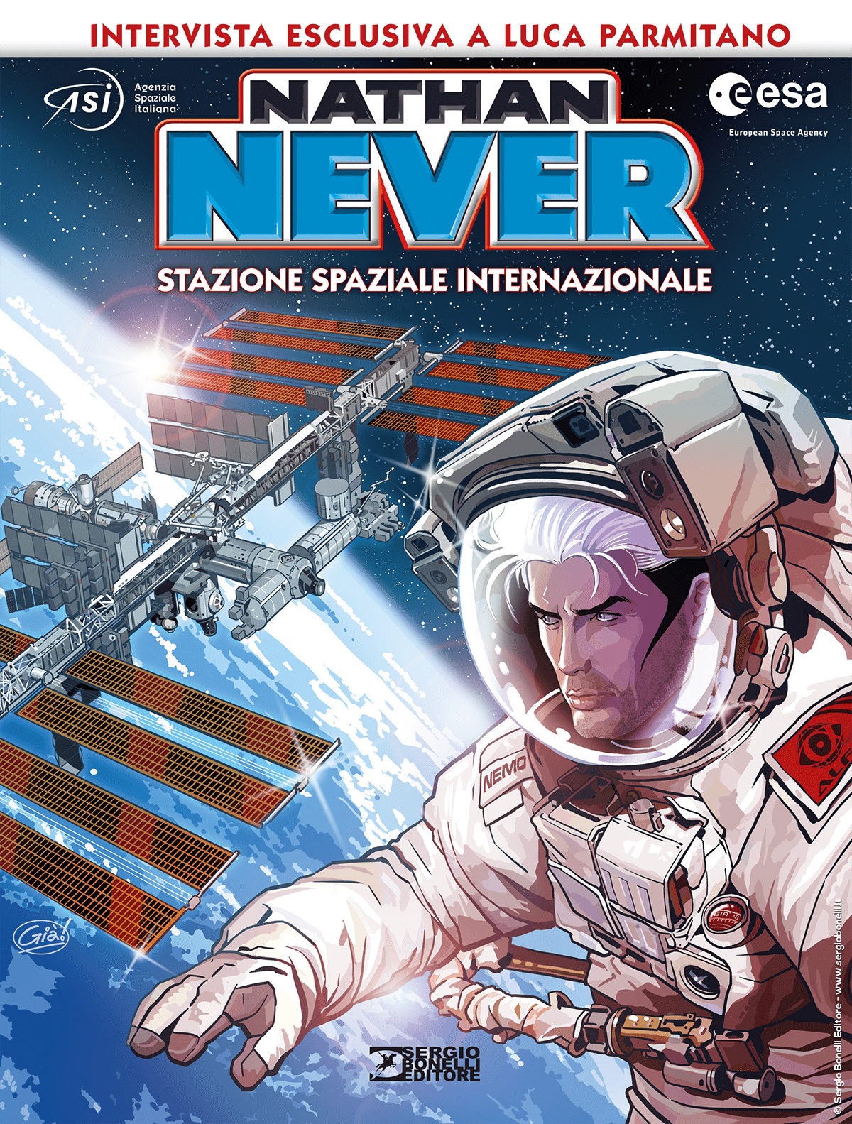 Nathan Never Stazione Spaziale Internazionale cover