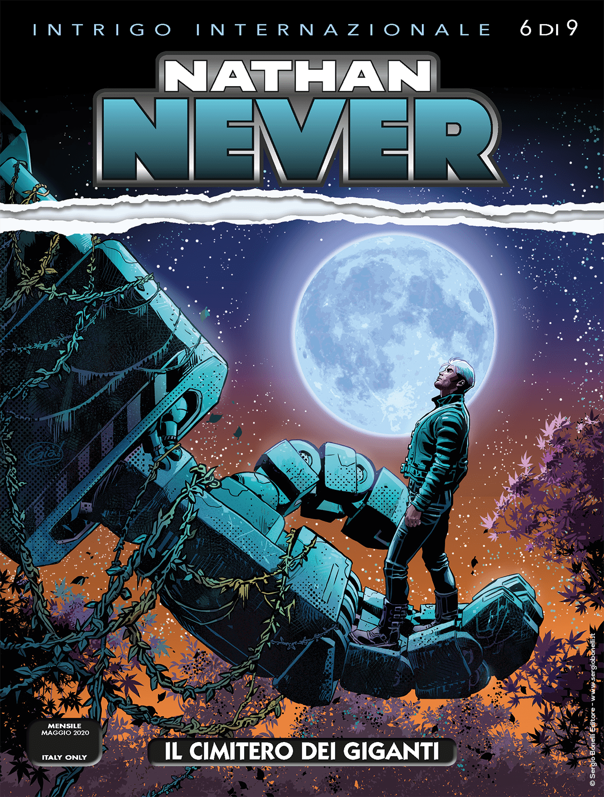 Il cimitero dei giganti - Nathan Never 348 cover