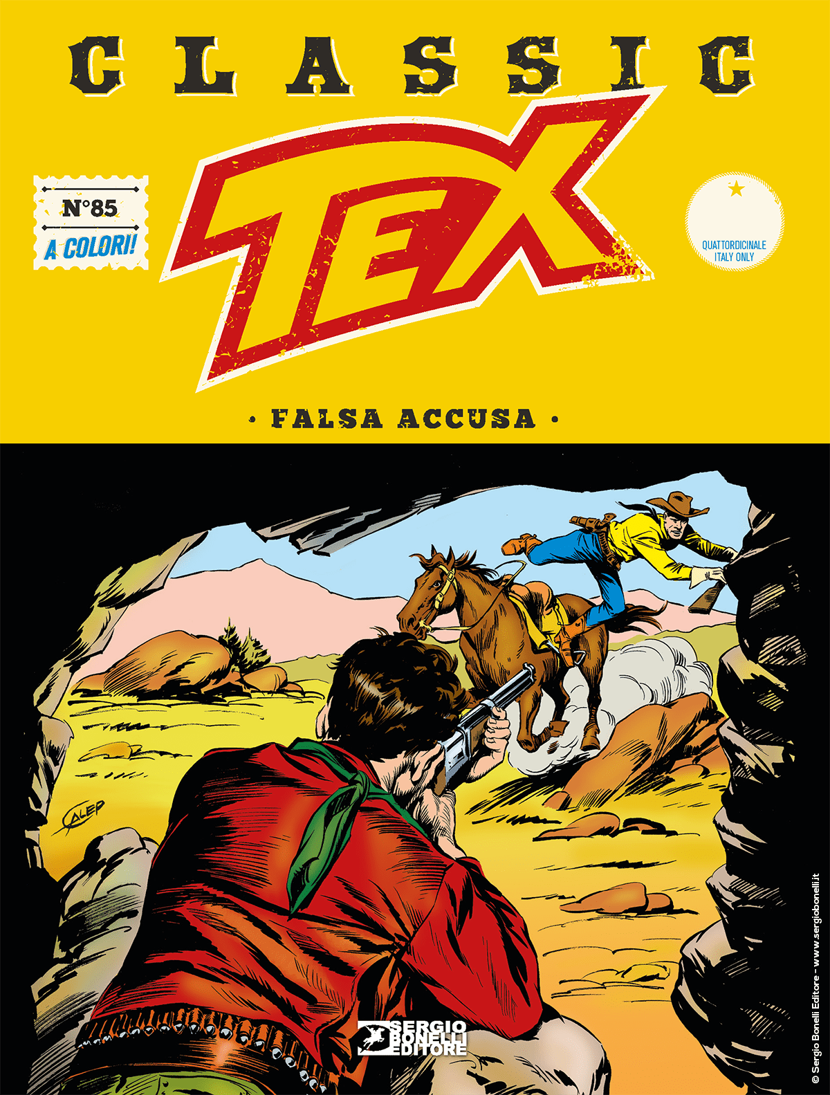 Falsa accusa - Tex Classic 85 cover