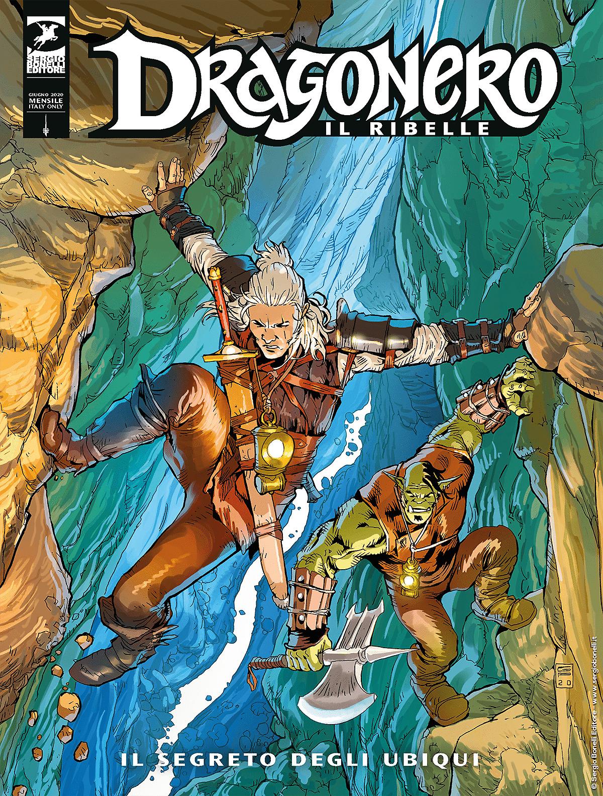 Il segreto degli Ubiqui - Dragonero Il Ribelle 08 cover