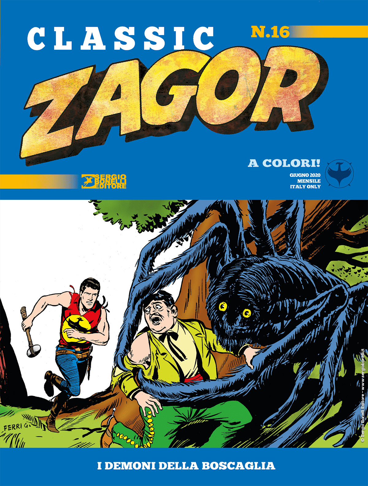 I demoni della boscaglia - Zagor Classic 16 cover