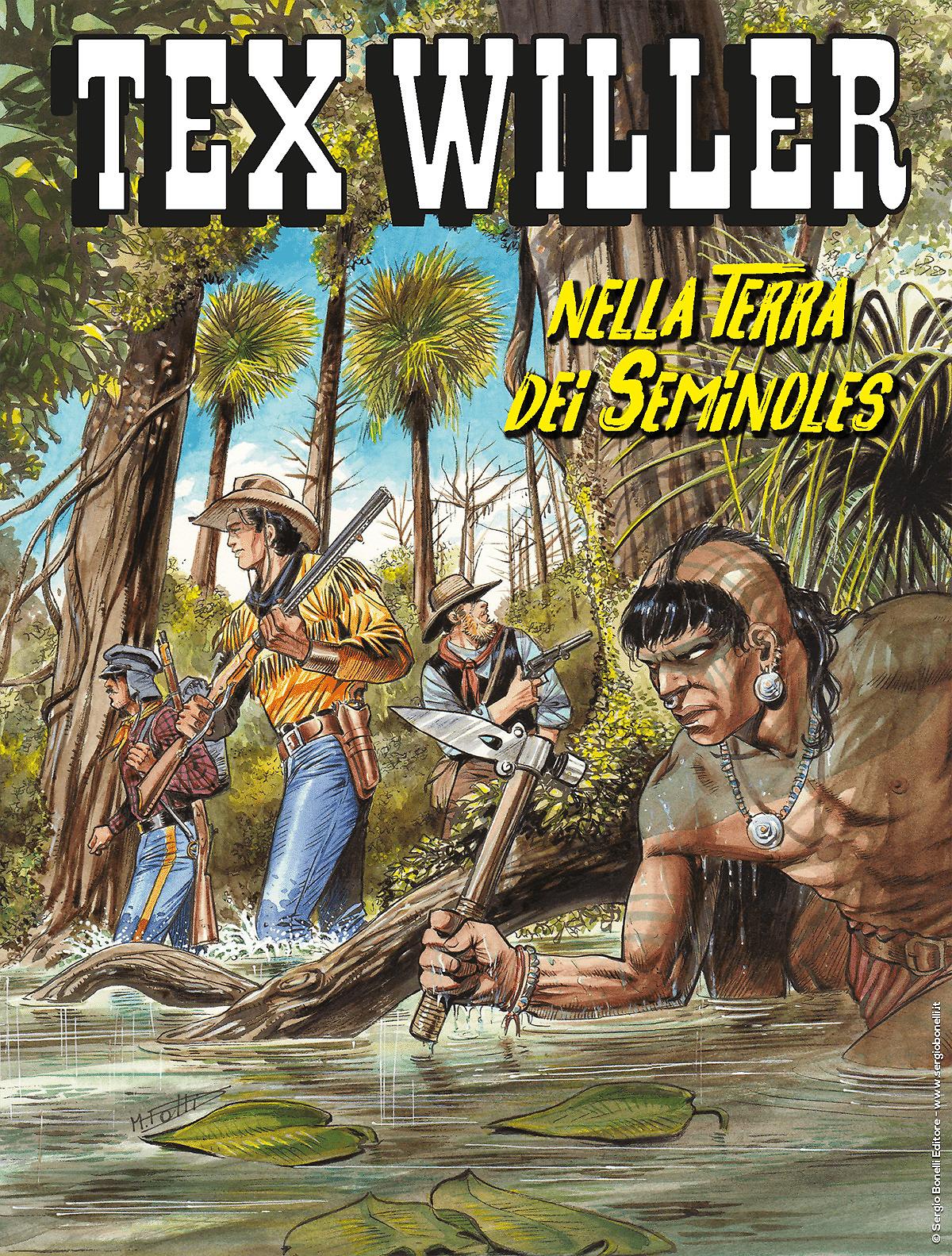 Nella terra dei Seminoles - Tex Willer 20 cover