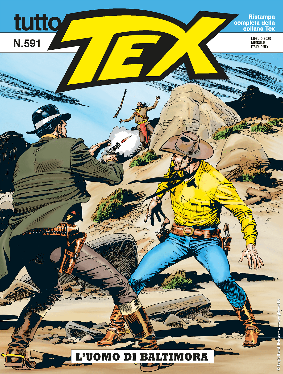 L'uomo di Baltimora - Tutto Tex 591 cover