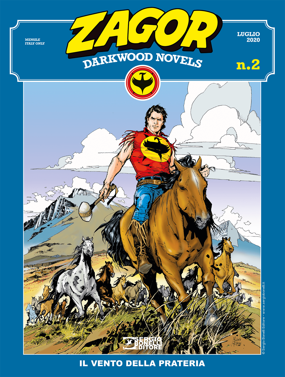 Il vento della prateria - Zagor Darkwood Novels 02 cover