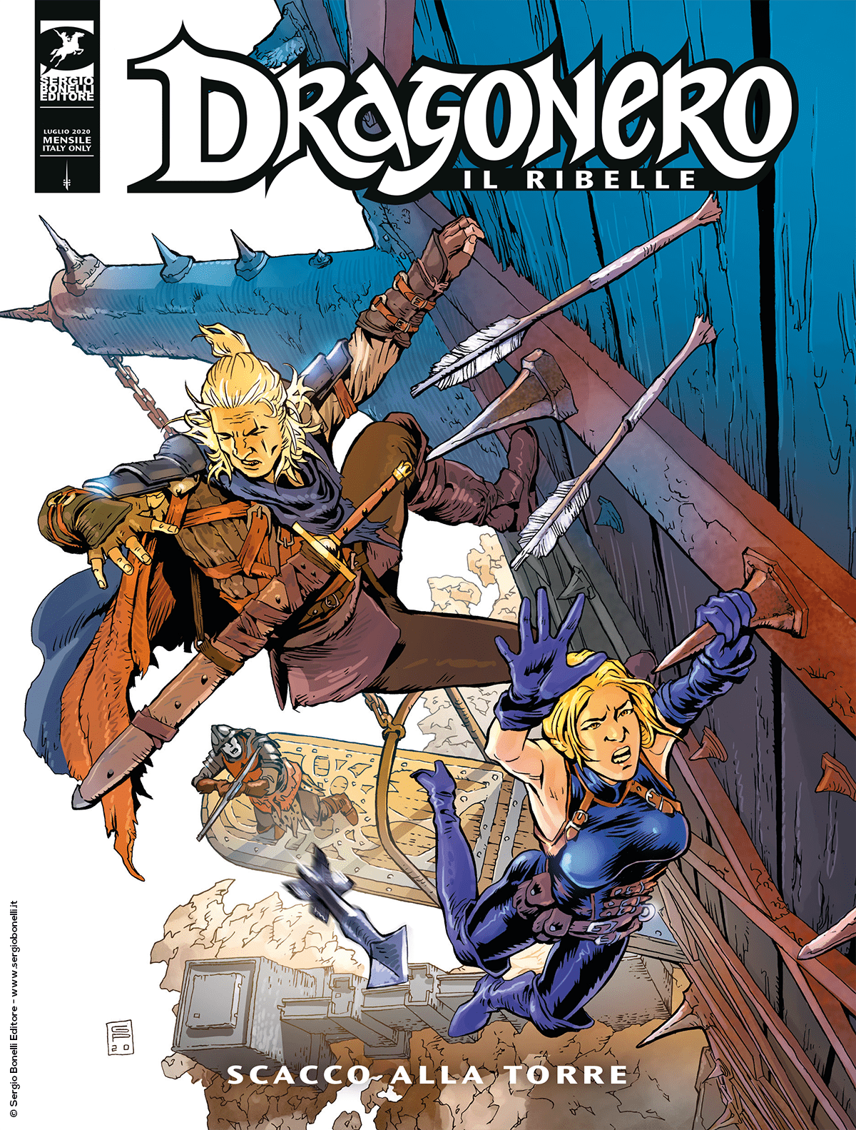 Scacco alla torre - Dragonero Il Ribelle 09 cover