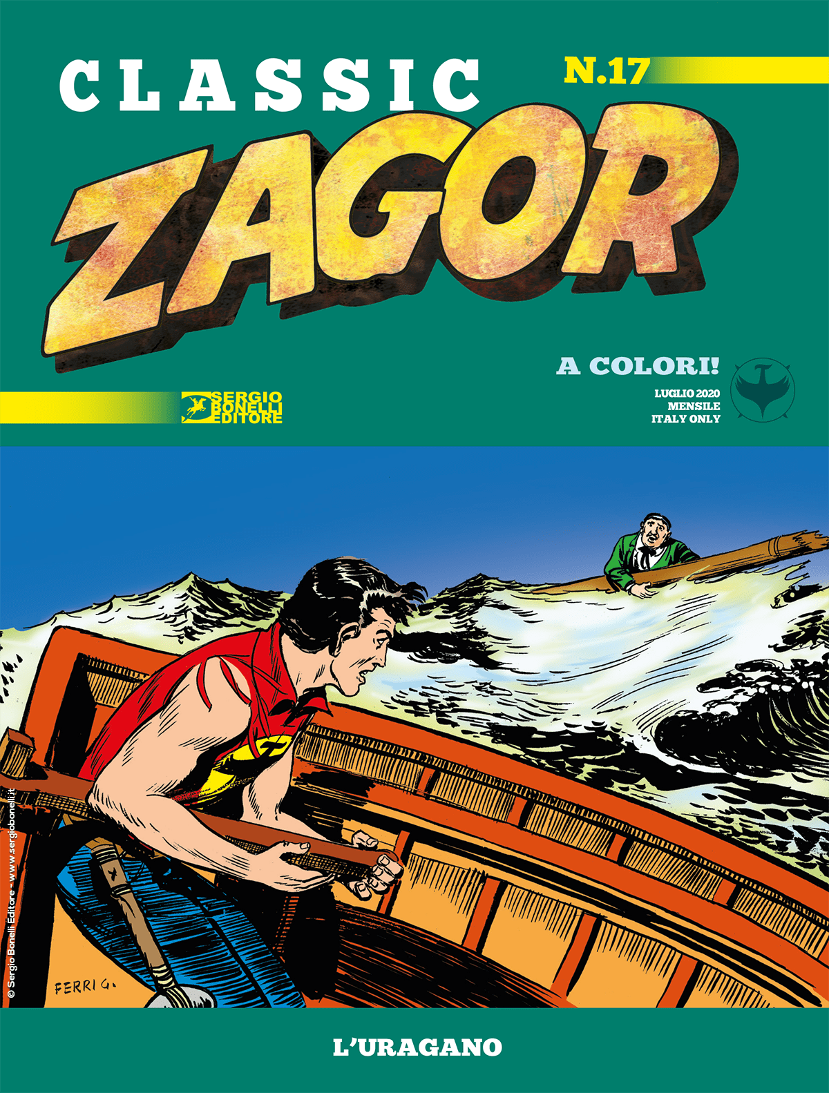 L'uragano - Zagor Classic 17 cover