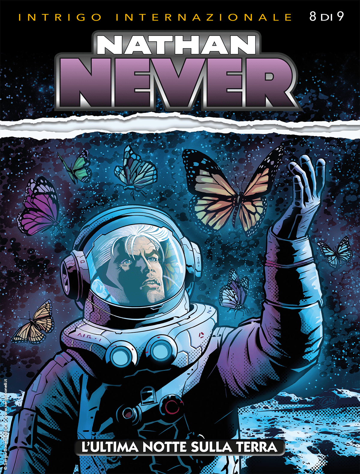 L'ultima notte sulla Terra - Nathan Never 350 cover