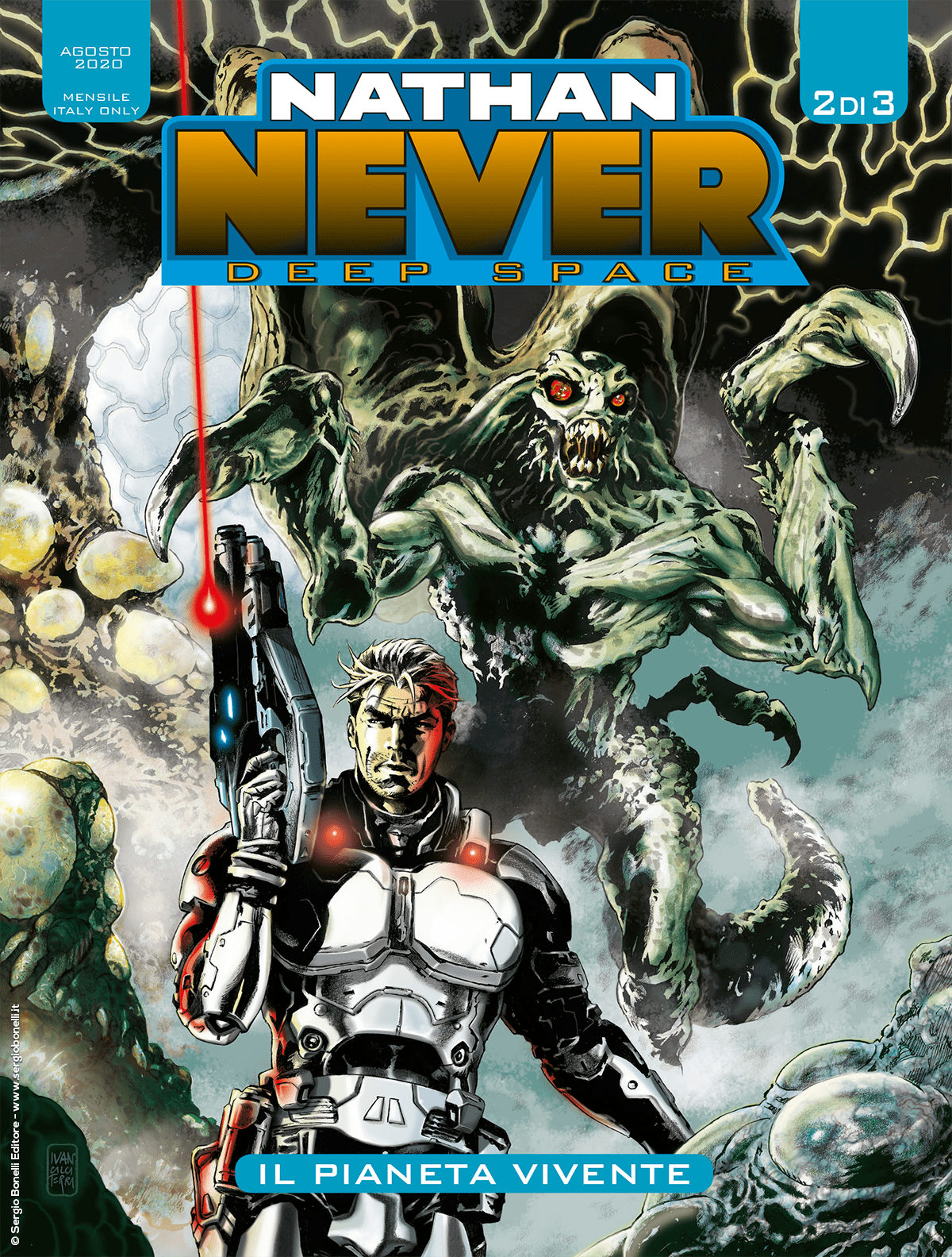 Il pianeta vivente - Nathan Never Deep Space 02 cover