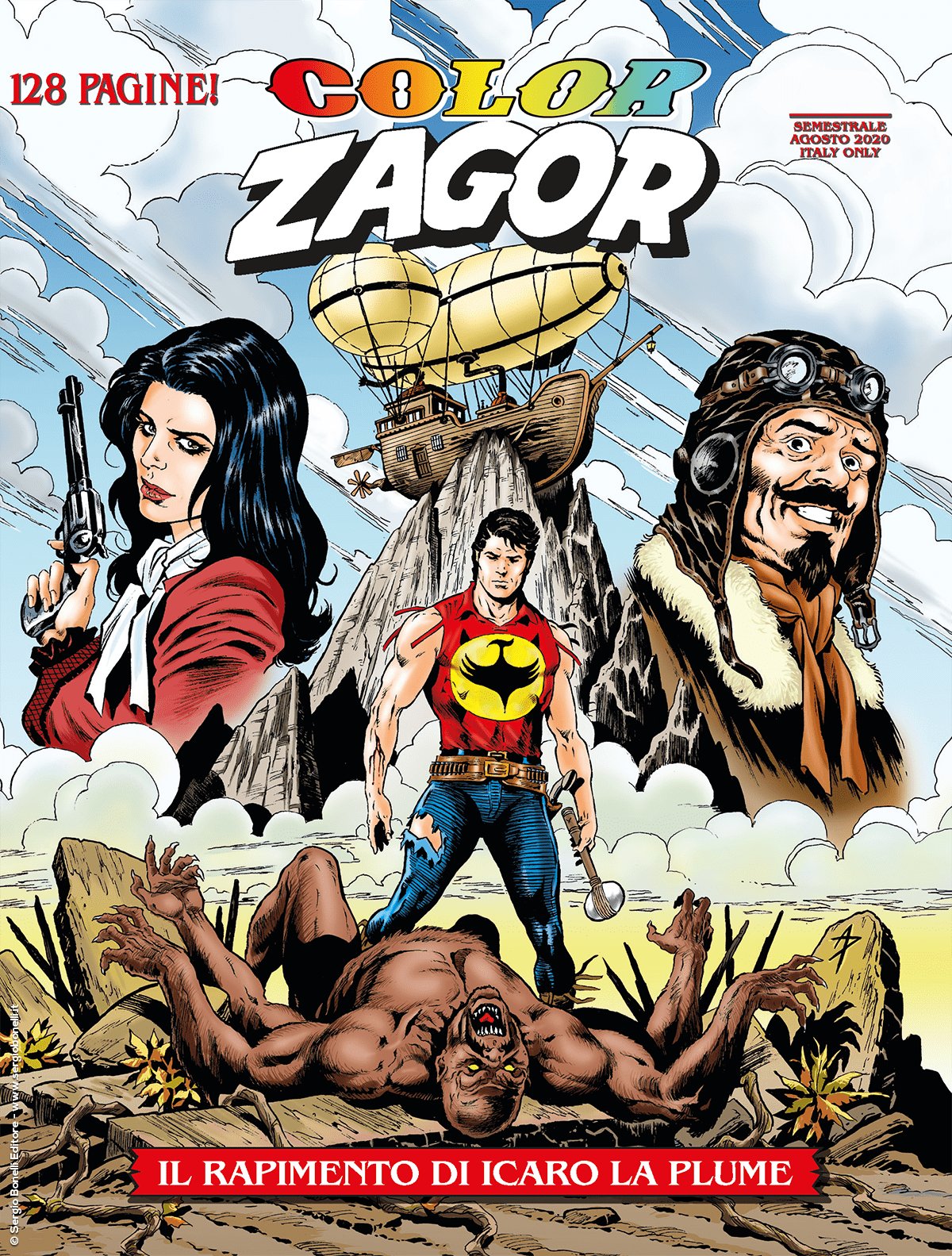 Il rapimento di Icaro La Plume - Color Zagor 11 cover
