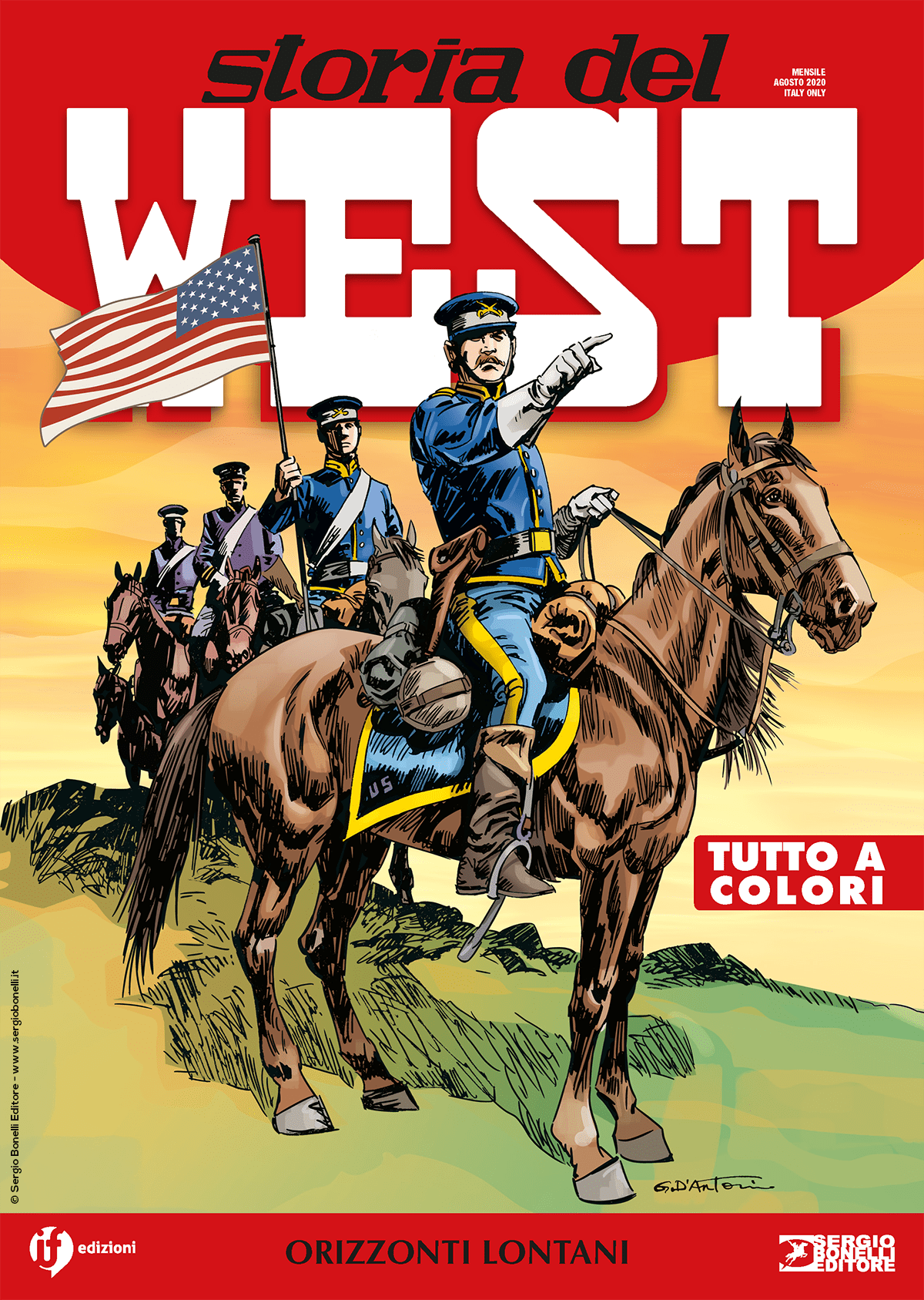 Orizzonti lontani - Storia del West 17 cover