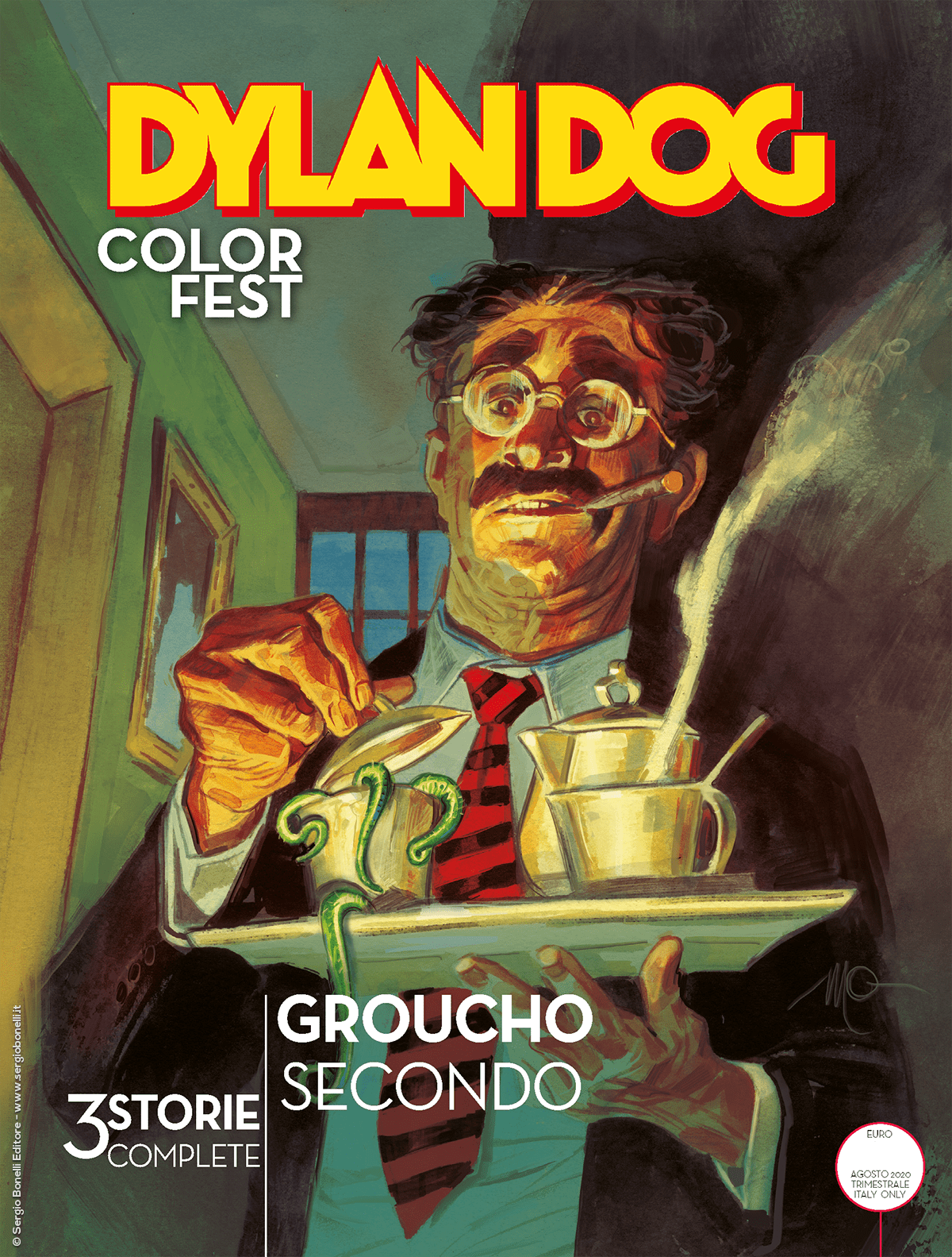 Groucho Secondo - Dylan Dog Color Fest 34 cover