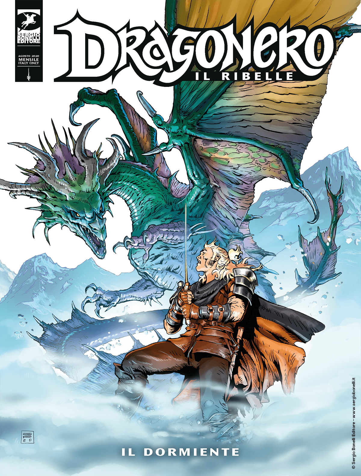 Il Dormiente - Dragonero Il Ribelle 10 cover