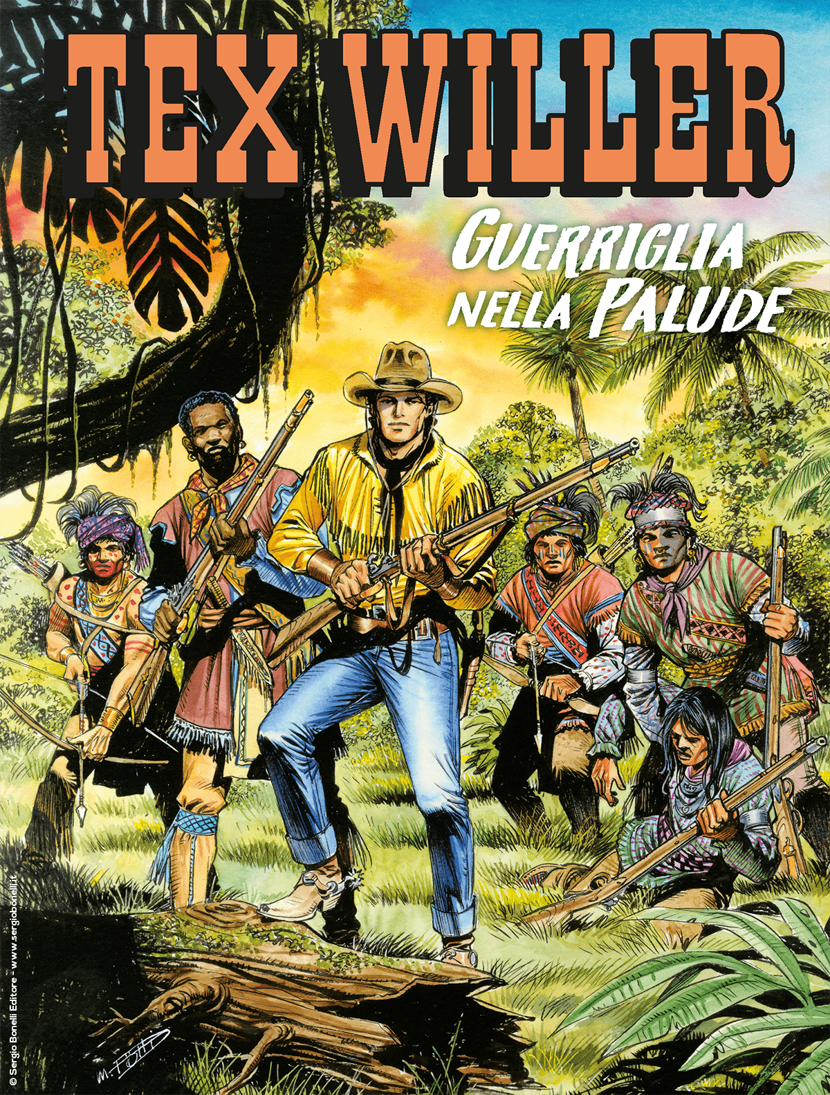Guerriglia nella palude - Tex Willer 22 cover