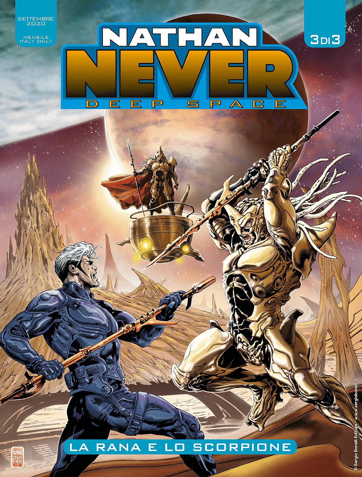 La rana e lo scorpione - Nathan Never Deep Space 03 cover