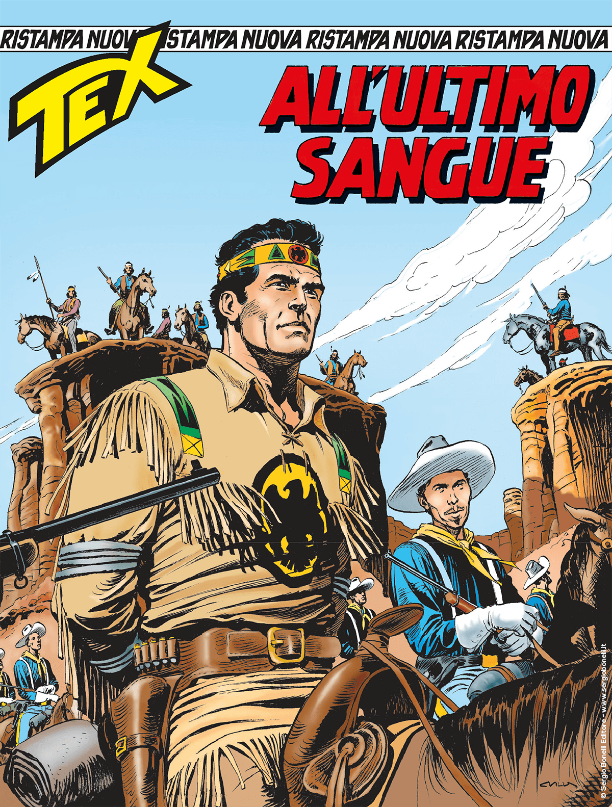 All'ultimo sangue - Tex Nuova Ristampa 460 cover
