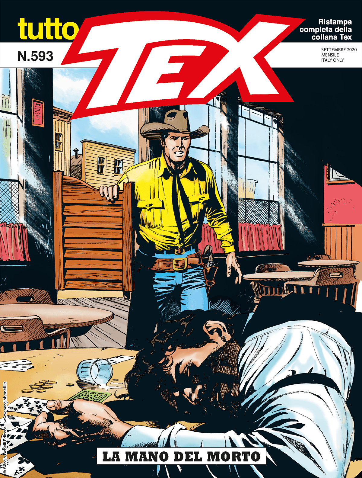 La mano del morto - Tutto Tex 593 cover