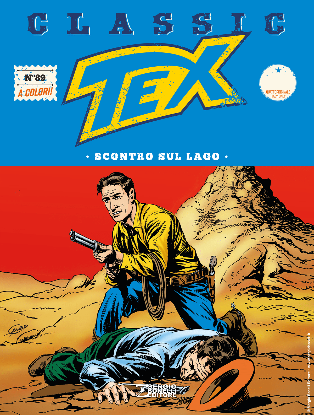 Scontro sul lago - Tex Classic 89 cover