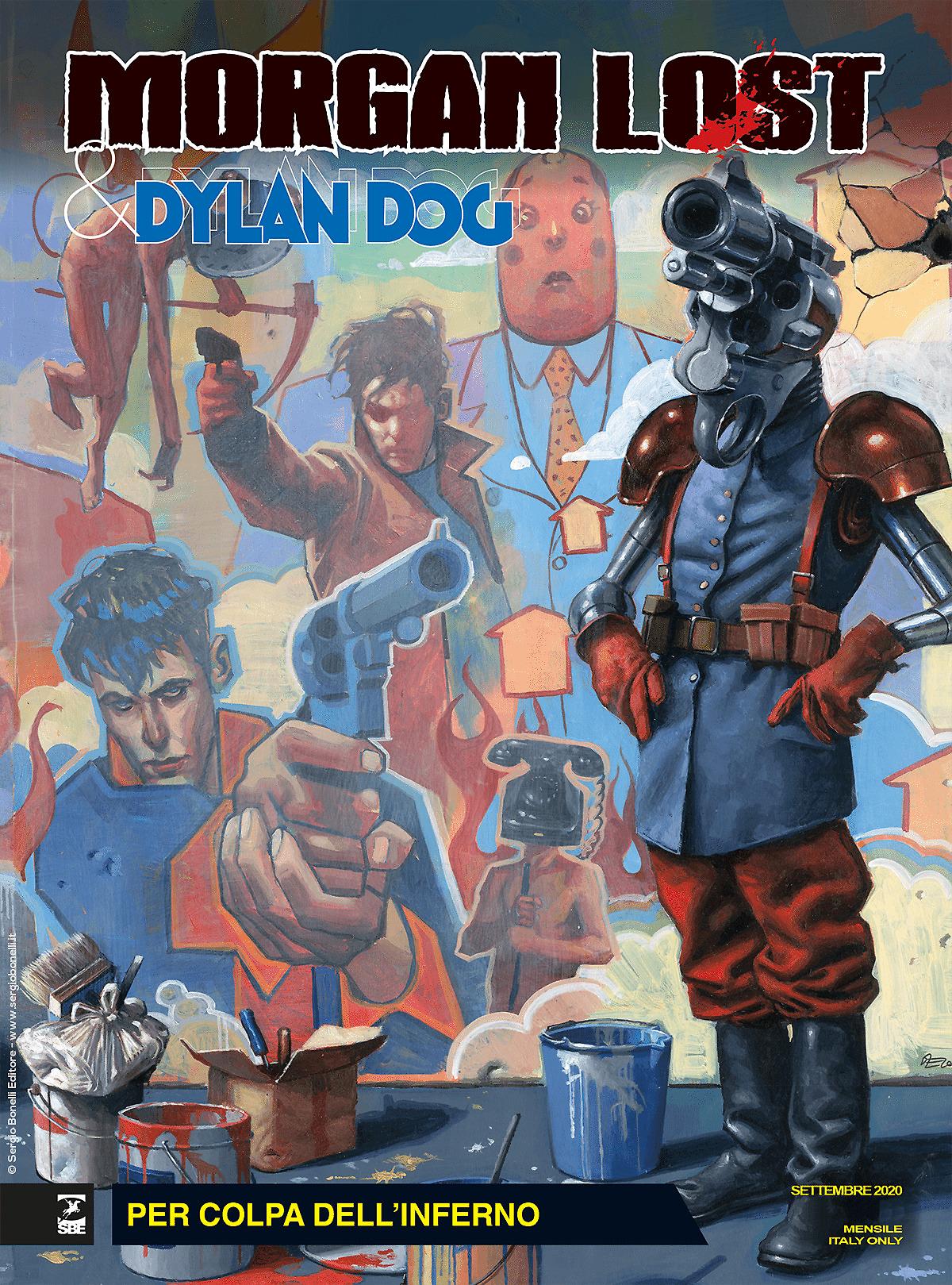 Per colpa dell'Inferno - Morgan Lost & Dylan Dog 06 cover
