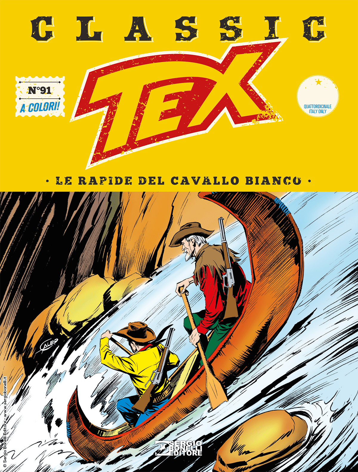 Le rapide del Cavallo Bianco - Tex Classic 91 cover