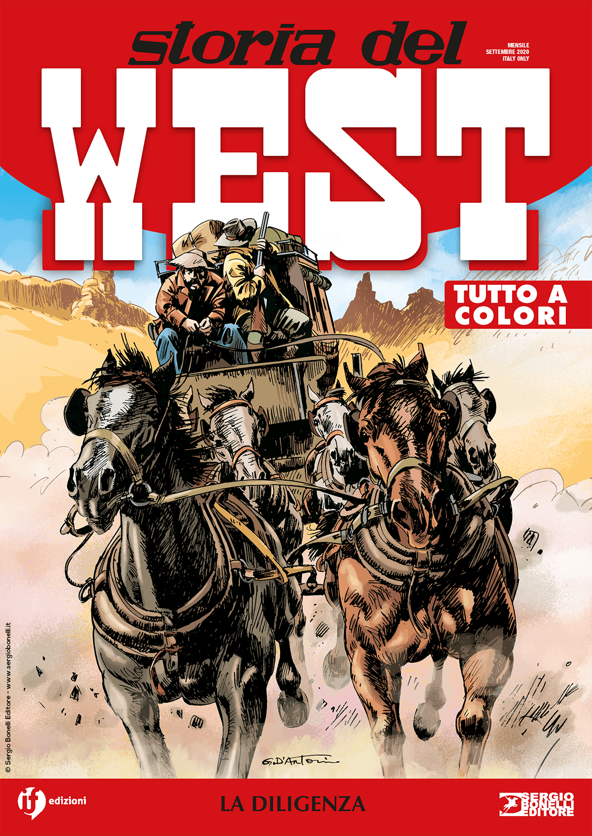 La diligenza - Storia del West 18 cover