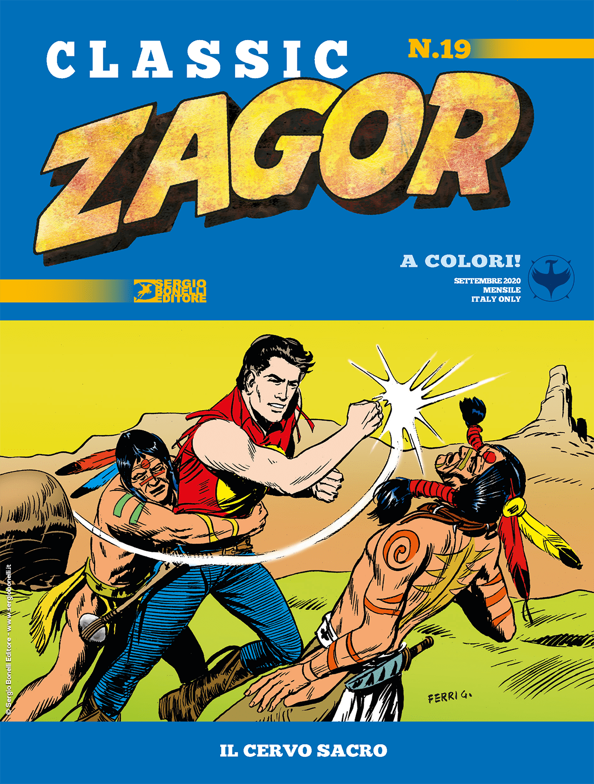 Il cervo sacro - Zagor Classic 19 cover