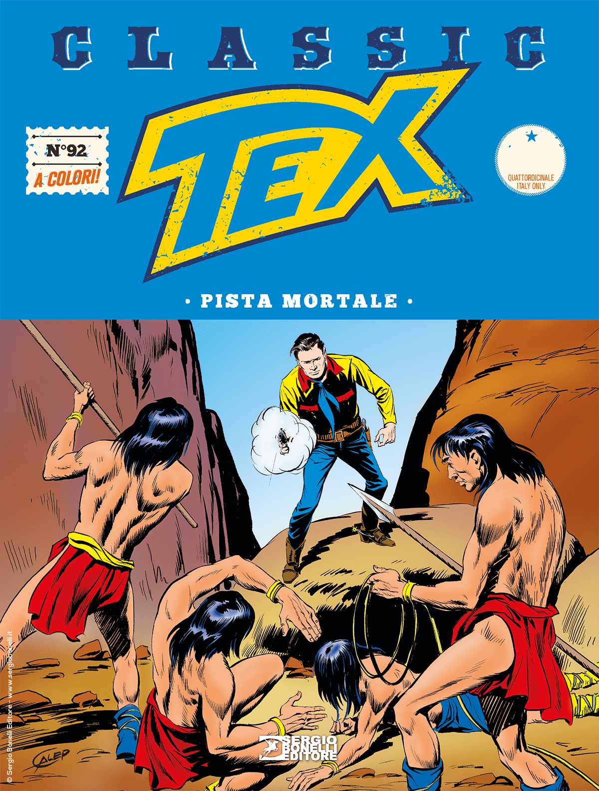 Pista mortale - Tex Classic 92 cover