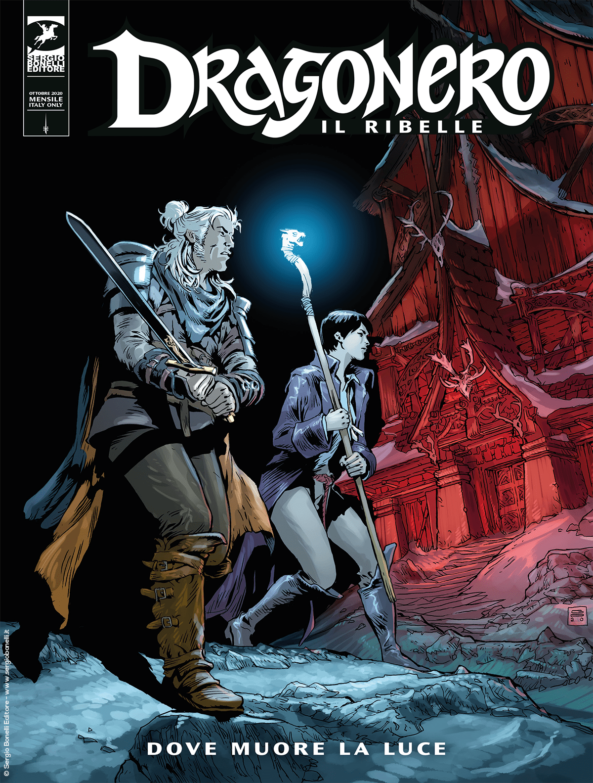 Dove muore la luce - Dragonero Il Ribelle 12 cover