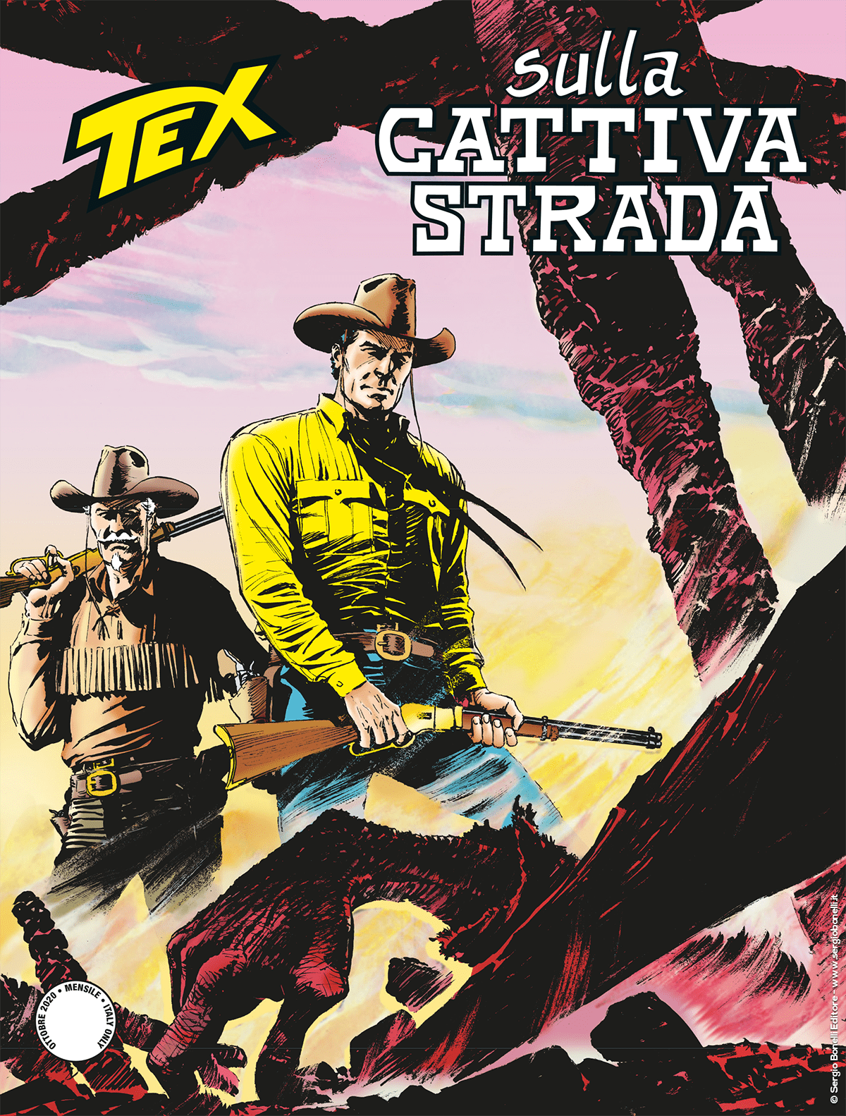 Sulla cattiva strada - Tex 720 cover