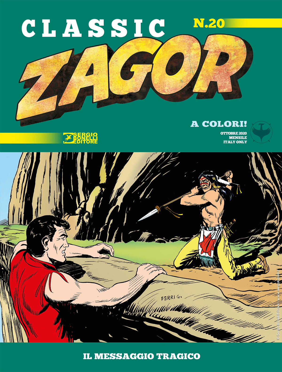 Il messaggio tragico - Zagor Classic 20 cover