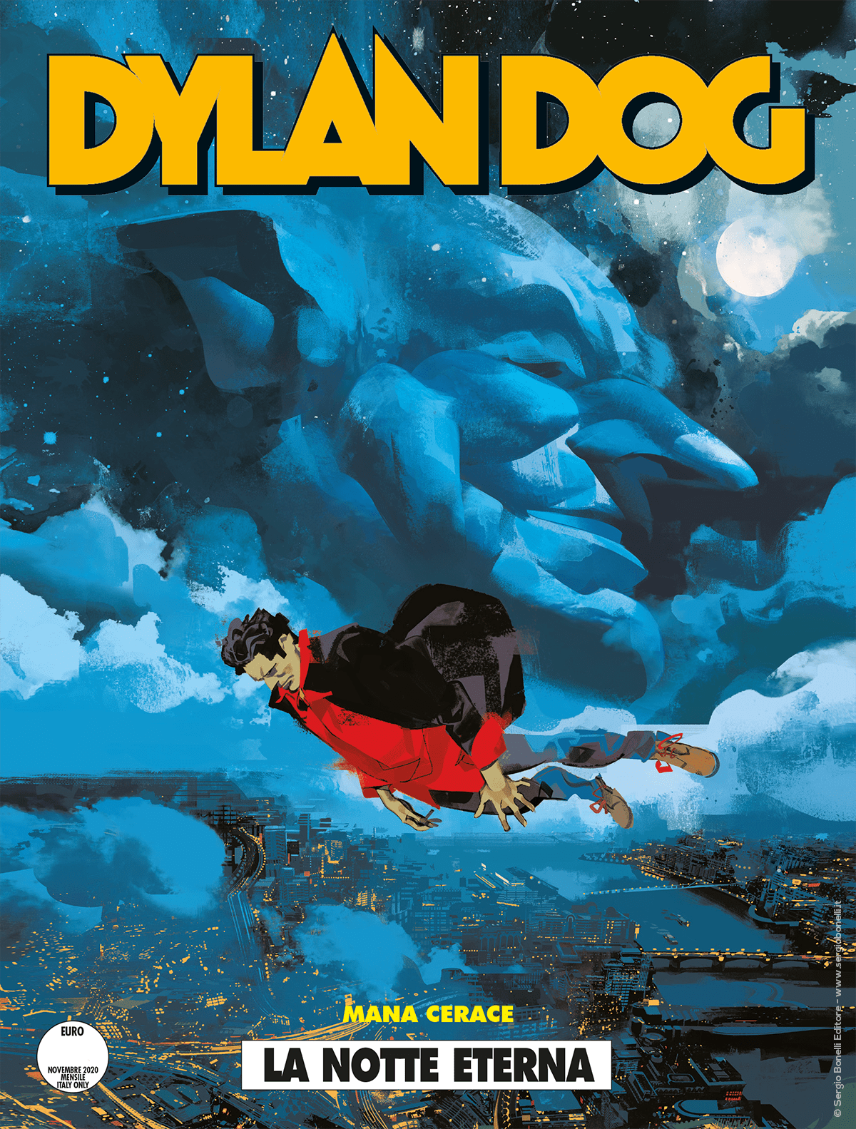 La notte eterna - Dylan Dog 410 cover