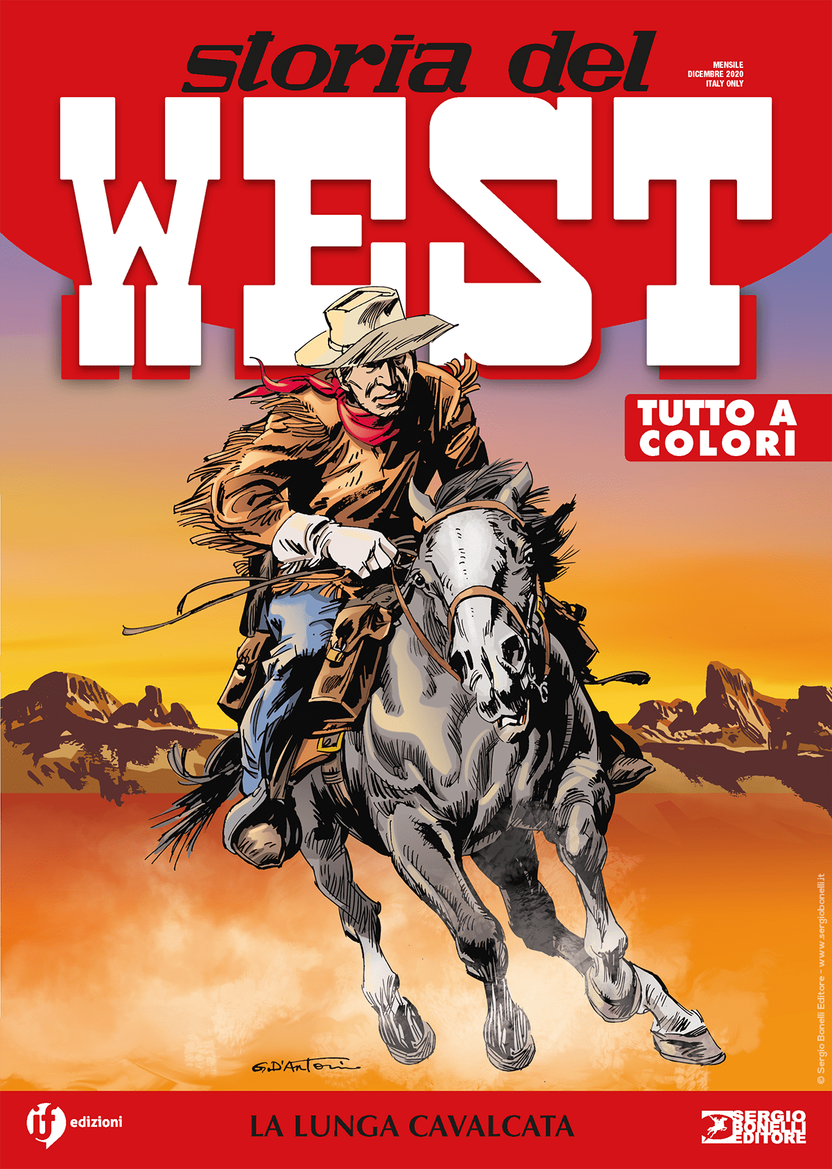 La lunga cavalcata - Storia del West 21 cover